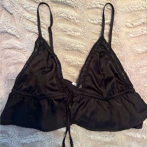 garage satinlacy top